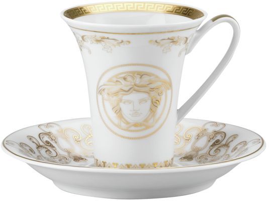 Чашка с блюдцем  Versace MEDUSA GALA GOLD арт. 19325-403636-14720 Чашка с блюдцем  Versace MEDUSA GALA GOLD арт. 19325-403636-14720