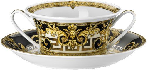 Бульоница с блюдцем 280 мл., Versace PRESTIGE GALA арт. 19325-403637-10420 Бульоница с блюдцем 280 мл., Versace PRESTIGE GALA арт. 19325-403637-10420