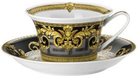 Чашка с блюдцем 200 мл., Versace PRESTIGE GALA арт. 19325-403637-14640 Чашка с блюдцем 200 мл., Versace PRESTIGE GALA арт. 19325-403637-14640