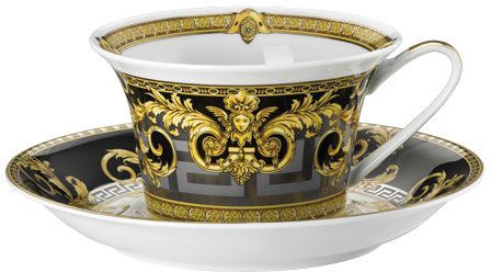 Чашка с блюдцем 200 мл., Versace PRESTIGE GALA арт. 19325-403637-14640 Чашка с блюдцем 200 мл., Versace PRESTIGE GALA арт. 19325-403637-14640