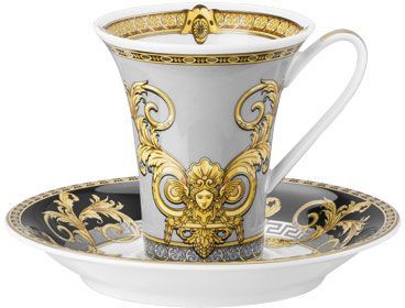 Чашка с блюдцем  Versace PRESTIGE GALA арт. 19325-403637-14720 Чашка с блюдцем  Versace PRESTIGE GALA арт. 19325-403637-14720