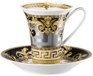 Чашка с блюдцем 230 мл., Versace PRESTIGE GALA арт. 19325-403637-14740 Чашка с блюдцем 230 мл., Versace PRESTIGE GALA арт. 19325-403637-14740