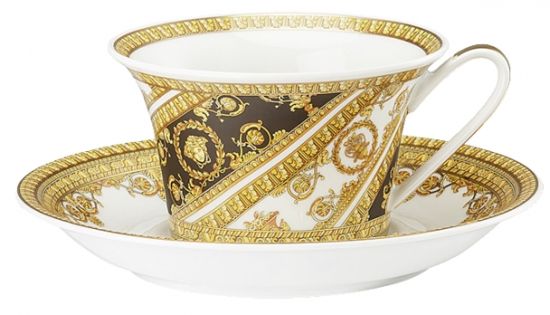 Чашка с блюдцем  Versace I LOVE BAROQUE арт. 19325-403651-14640 Чашка с блюдцем  Versace I LOVE BAROQUE арт. 19325-403651-14640