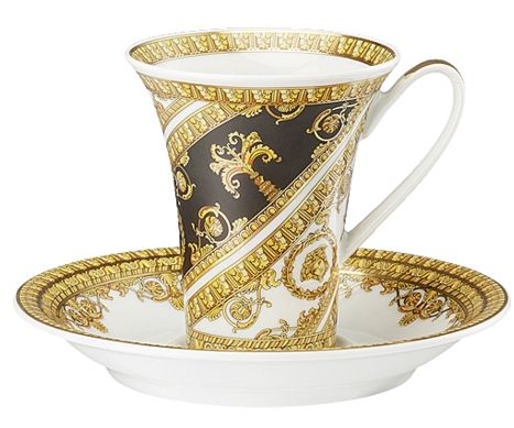 Чашка с блюдцем  Versace I LOVE BAROQUE арт. 19325-403651-14720 Чашка с блюдцем  Versace I LOVE BAROQUE арт. 19325-403651-14720