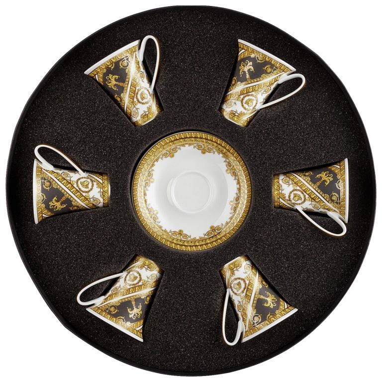 Набор чашек с блюдцами  6 шт  Versace I LOVE BAROQUE арт. 19325-403651-29254