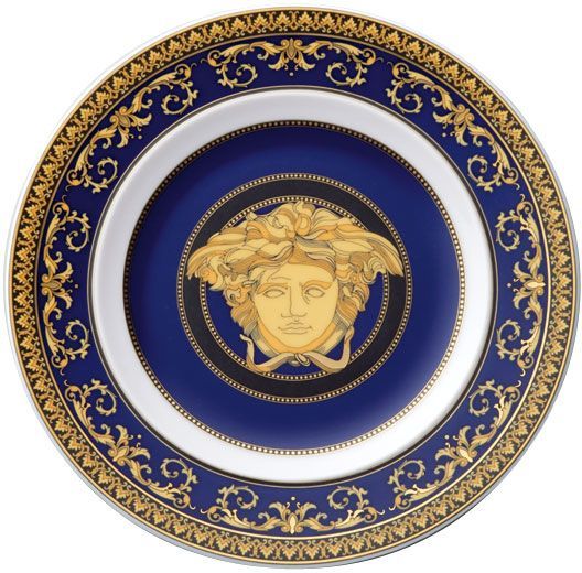 Тарелка для хлеба 18 см., Versace MEDUSA BLAU арт. 19325-409620-10218