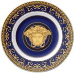 Тарелка для хлеба 18 см., Versace MEDUSA BLAU арт. 19325-409620-10218 Тарелка для хлеба 18 см., Versace MEDUSA BLAU арт. 19325-409620-10218