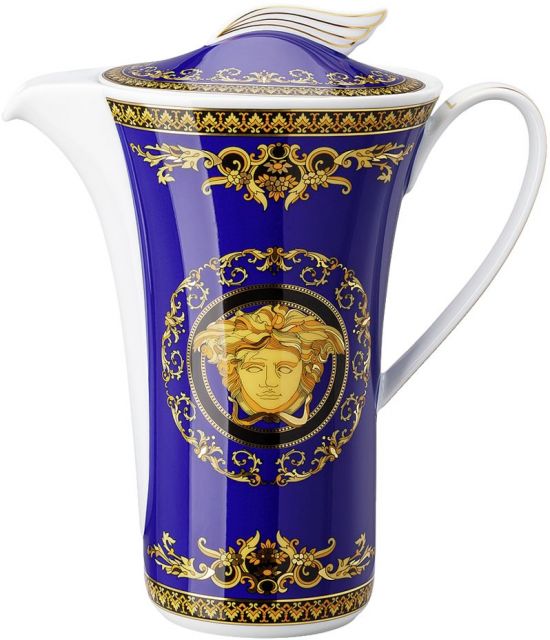 Кофейник 1,2 л., Versace MEDUSA BLAU арт. 19325-409620-14030 Кофейник 1,2 л., Versace MEDUSA BLAU арт. 19325-409620-14030