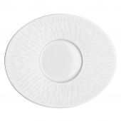 Блюдце под чашку 16,5х14 см., BOREAL SATIN WHITE, DEGRENNE, арт.193322
