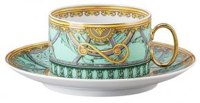 Чашка с блюдцем 200 мл., Versace LA SCALA DEL PALAZZO арт. 19335-403664-14640 Чашка с блюдцем 200 мл., Versace LA SCALA DEL PALAZZO арт. 19335-403664-14640