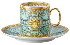 Чашка с блюдцем 230 мл., Versace LA SCALA DEL PALAZZO арт. 19335-403664-14740 Чашка с блюдцем 230 мл., Versace LA SCALA DEL PALAZZO арт. 19335-403664-14740