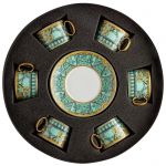 Набор чашек с блюдцами  6 шт 200 мл., Versace LA SCALA DEL PALAZZO арт. 19335-403664-29253 Набор чашек с блюдцами  6 шт 200 мл., Versace LA SCALA DEL PALAZZO арт. 19335-403664-29253