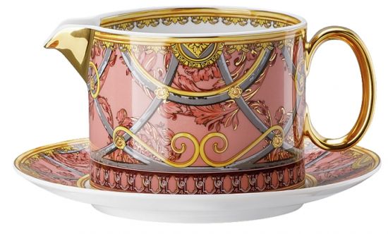 Соусник с блюдцем 500 мл.,  Versace LA SCALA DEL PALAZZO арт. 19335-403665-11622 Соусник с блюдцем 500 мл.,  Versace LA SCALA DEL PALAZZO арт. 19335-403665-11622
