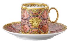 Чашка с блюдцем для эспрессо, 100 мл., Versace LA SCALA DEL PALAZZO арт. 19335-403665-14715 Чашка с блюдцем для эспрессо, 100 мл., Versace LA SCALA DEL PALAZZO арт. 19335-403665-14715