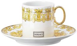 Чашка с блюдцем для эспрессо, 90 мл., Versace Medusa Rhapsody Чашка с блюдцем для эспрессо, 90 мл., Versace Medusa Rhapsody