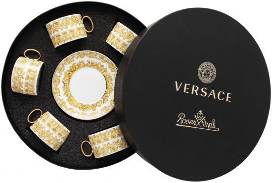 Набор чашек с блюдцами  6 шт 200 мл., Versace Medusa Rhapsody Набор чашек с блюдцами  6 шт 200 мл., Versace Medusa Rhapsody