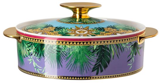 Супница с крышкой 1,4 л.,  Versace JUNGLE ANIMALIER арт. 19335-403713-11320 Супница с крышкой 1,4 л.,  Versace JUNGLE ANIMALIER арт. 19335-403713-11320