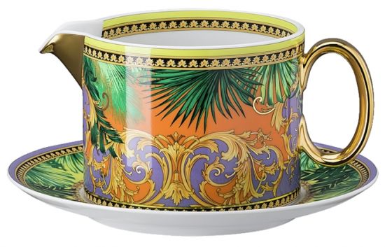 Соусник с блюдцем 500 мл.,  Versace JUNGLE ANIMALIER арт. 19335-403713-11622 Соусник с блюдцем 500 мл.,  Versace JUNGLE ANIMALIER арт. 19335-403713-11622