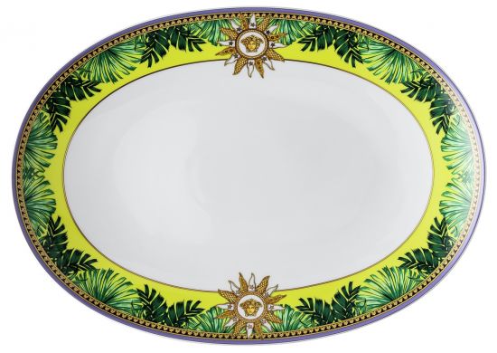 Блюдо овальное 33 см., Versace JUNGLE ANIMALIER арт. 19335-403713-12733