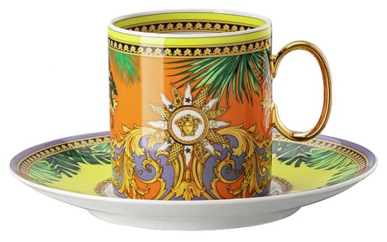 Чашка с блюдцем 230 мл., Versace JUNGLE ANIMALIER арт. 19335-403713-14740 Чашка с блюдцем 230 мл., Versace JUNGLE ANIMALIER арт. 19335-403713-14740