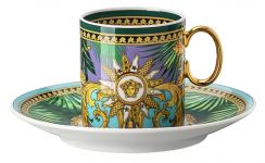 Чашка с блюдцем для эспрессо, 100 мл., Versace JUNGLE ANIMALIER арт. 19335-403720-14715 Чашка с блюдцем для эспрессо, 100 мл., Versace JUNGLE ANIMALIER арт. 19335-403720-14715