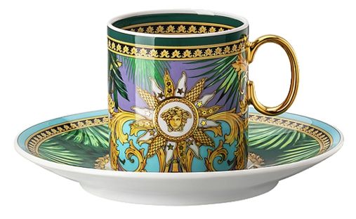 Чашка с блюдцем для эспрессо, 100 мл., Versace JUNGLE ANIMALIER арт. 19335-403720-14715 Чашка с блюдцем для эспрессо, 100 мл., Versace JUNGLE ANIMALIER арт. 19335-403720-14715