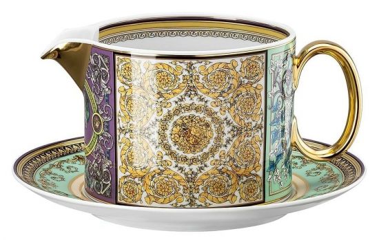 Соусник с блюдцем 500 мл.,  Versace BAROCCO MOSAIC арт. 19335-403728-11622 Соусник с блюдцем 500 мл.,  Versace BAROCCO MOSAIC арт. 19335-403728-11622