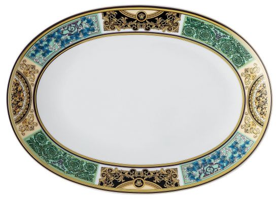 Блюдо овальное 33 см., Versace BAROCCO MOSAIC арт. 19335-403728-12733