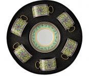 Набор чашек с блюдцами  6 шт 200 мл., Versace BAROCCO MOSAIC арт. 19335-403728-29253 Набор чашек с блюдцами  6 шт 200 мл., Versace BAROCCO MOSAIC арт. 19335-403728-29253