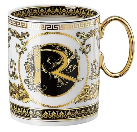 Кружка 350 мл., Versace VIRTUS ALPHABET арт. 19335-403748-15505 Кружка 350 мл., Versace VIRTUS ALPHABET арт. 19335-403748-15505