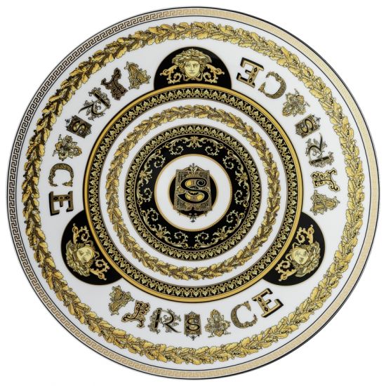 Тарелка подстановочная 33 см., Versace VIRTUS ALPHABET арт. 19335-403749-10263 Тарелка подстановочная 33 см., Versace VIRTUS ALPHABET арт. 19335-403749-10263