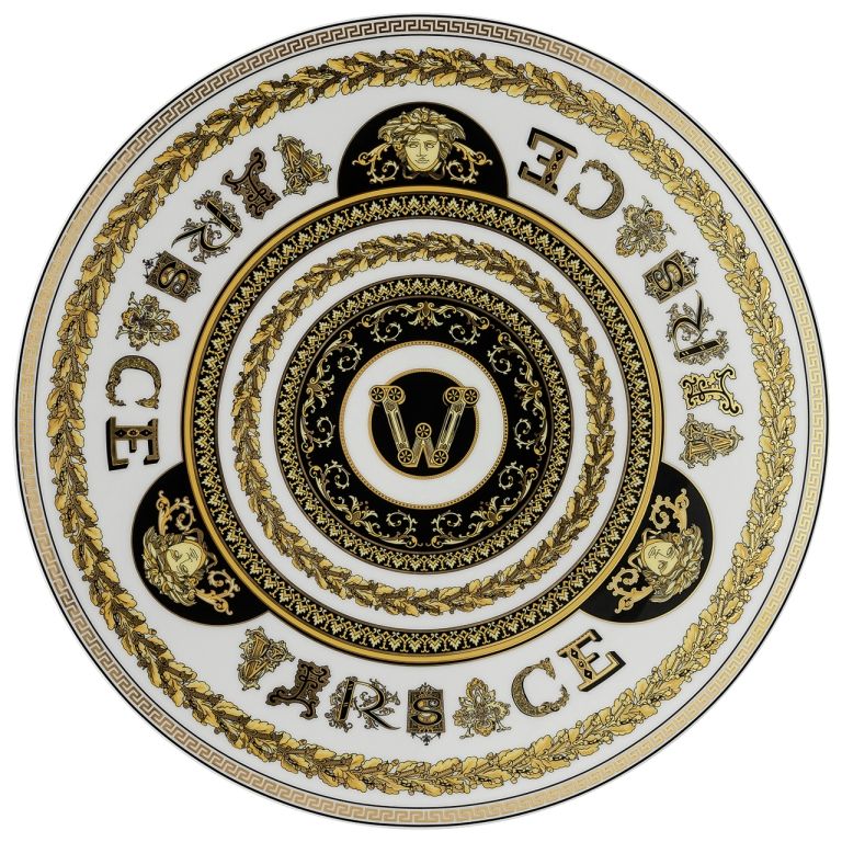 Тарелка подстановочная 33 см., Versace VIRTUS ALPHABET арт. 19335-403753-10263