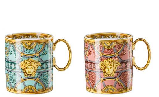 Набор из 2-х Кружек 300 мл., Versace  La Scala del Palazzo  арт.19335-403774-29220  Набор из 2-х Кружек 300 мл., Versace  La Scala del Palazzo  арт.19335-403774-29220