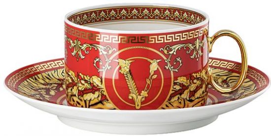Чашка с блюдцем 200 мл., Versace VIRTUS HOLIDAY арт. 19335-409949-14640 Чашка с блюдцем 200 мл., Versace VIRTUS HOLIDAY арт. 19335-409949-14640