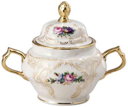 Сахарница с крышкой  3 Rosenthal  Sanssouci Elfenbein арт.20480-308550-14330 Сахарница с крышкой  3 Rosenthal  Sanssouci Elfenbein арт.20480-308550-14330