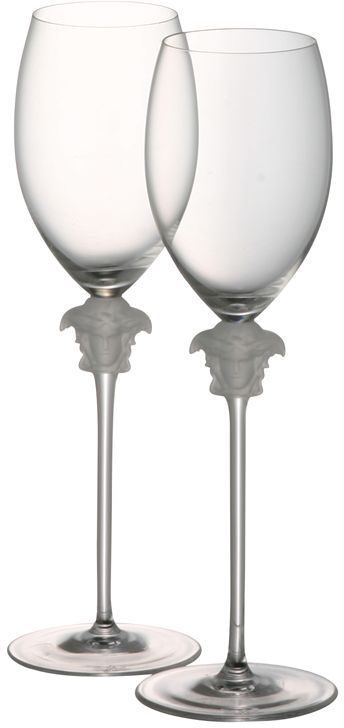 Бокал для белого вина 333 мл., набор 2 шт., Versace CRYSTAL MED. LUMIERE арт. 20665-110835-48806