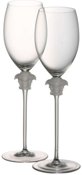 Бокал для белого вина 333 мл., набор 2 шт., Versace CRYSTAL MED. LUMIERE арт. 20665-110835-48806 Бокал для белого вина 333 мл., набор 2 шт., Versace CRYSTAL MED. LUMIERE арт. 20665-110835-48806