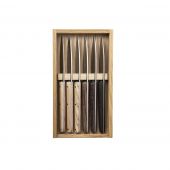 Нож для стейка набор 6 шт., в подарочной коробке из дерева MIRAGE LES ESSENCES, DEGRENNE, арт.233854