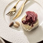 Тарелка десертная 24 см., COLLECTION L PERLES DE ROSEE, DEGRENNE, арт.233924