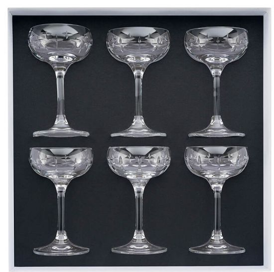 Набор из 6-ти бокалов для ликёра в подарочной коробке 75 мл.. NEWPORT TWIST, 244056, DEGRENNE