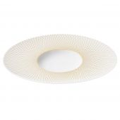 Тарелка глубокая "Шляпа" овальная Д 32х27 см., Graphique classique, золотая, DEGRENNE, арт. 246114