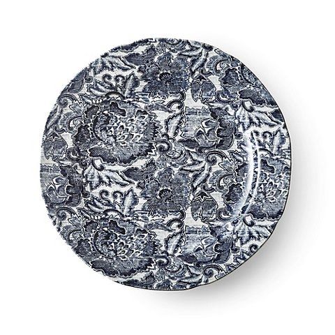 Обеденная тарелка Faded Peony Indigo Д 26,4 см Ralph Lauren Home Обеденная тарелка Faded Peony Indigo Д 26,4 см Ralph Lauren Home