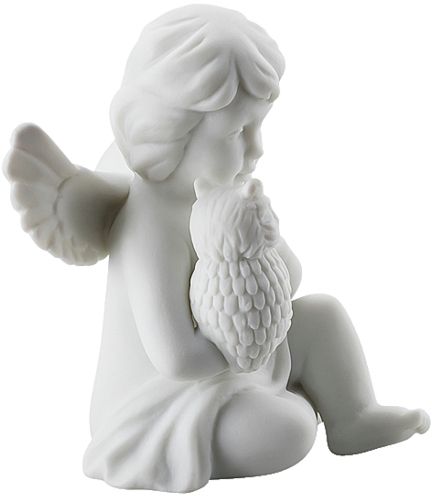 Ангел с совой Rosenthal  Engel klein арт.69054-000102-90528 Ангел с совой Rosenthal  Engel klein арт.69054-000102-90528