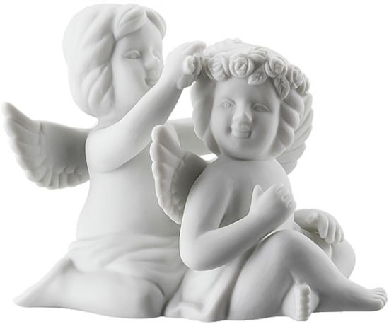 Пара ангелов с венком Rosenthal  Engel klein арт.69054-000102-90529 Пара ангелов с венком Rosenthal  Engel klein арт.69054-000102-90529