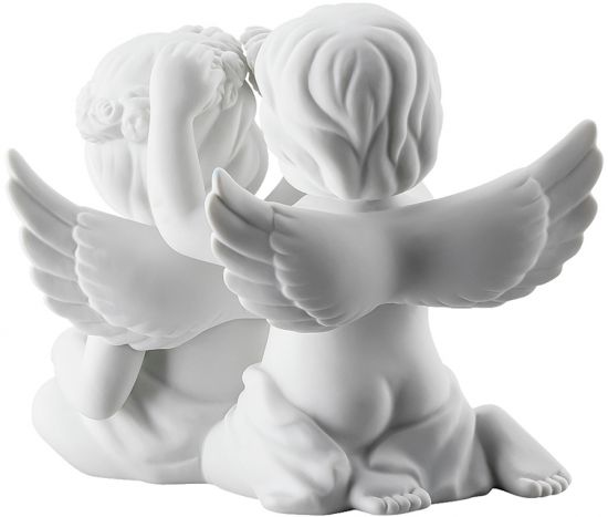 Пара ангелов с венком Rosenthal  Engel mittel арт.69055-000102-90529 Пара ангелов с венком Rosenthal  Engel mittel арт.69055-000102-90529