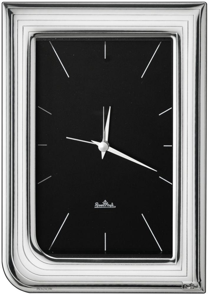 Настольные часы 10х15 см Rosenthal  Silver Collection арт.69148-321562-05778