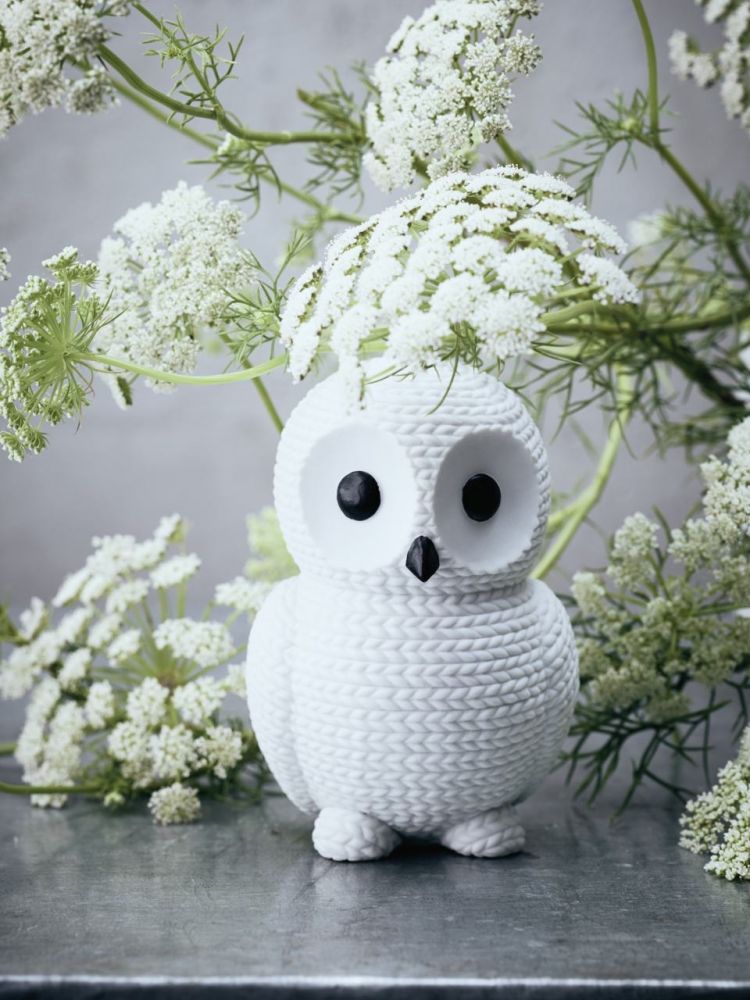 Сова средняя Rosenthal  Pets -Owl Snow white арт.69154-000102-90373