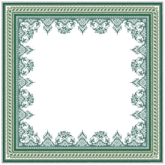 Скатерть Восточный пейзаж LES DEPAREILLEES VERT, 120 X 120 cm GIEN Скатерть Восточный пейзаж LES DEPAREILLEES VERT, 120 X 120 cm GIEN