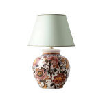 Настольная лампа "Cremone"   В54 см.. ручная роспись, PIVOINES,  GIEN Настольная лампа "Cremone"   В54 см.. ручная роспись, PIVOINES,  GIEN