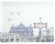 Поднос малый, акрил 37 X 28,3 см., Ca C Est Paris, GIEN, 8009CPPMPL Поднос малый, акрил 37 X 28,3 см., Ca C Est Paris, GIEN, 8009CPPMPL